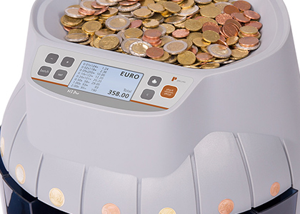 Expanded assortment at Pecunia with the coin counter M3 Pro EUR
