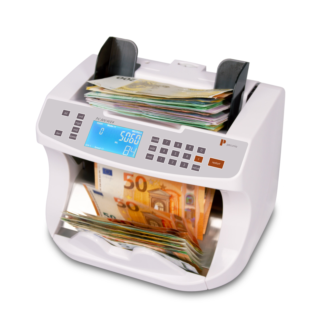Banknotenzähler Pecunia PC 800 WE4