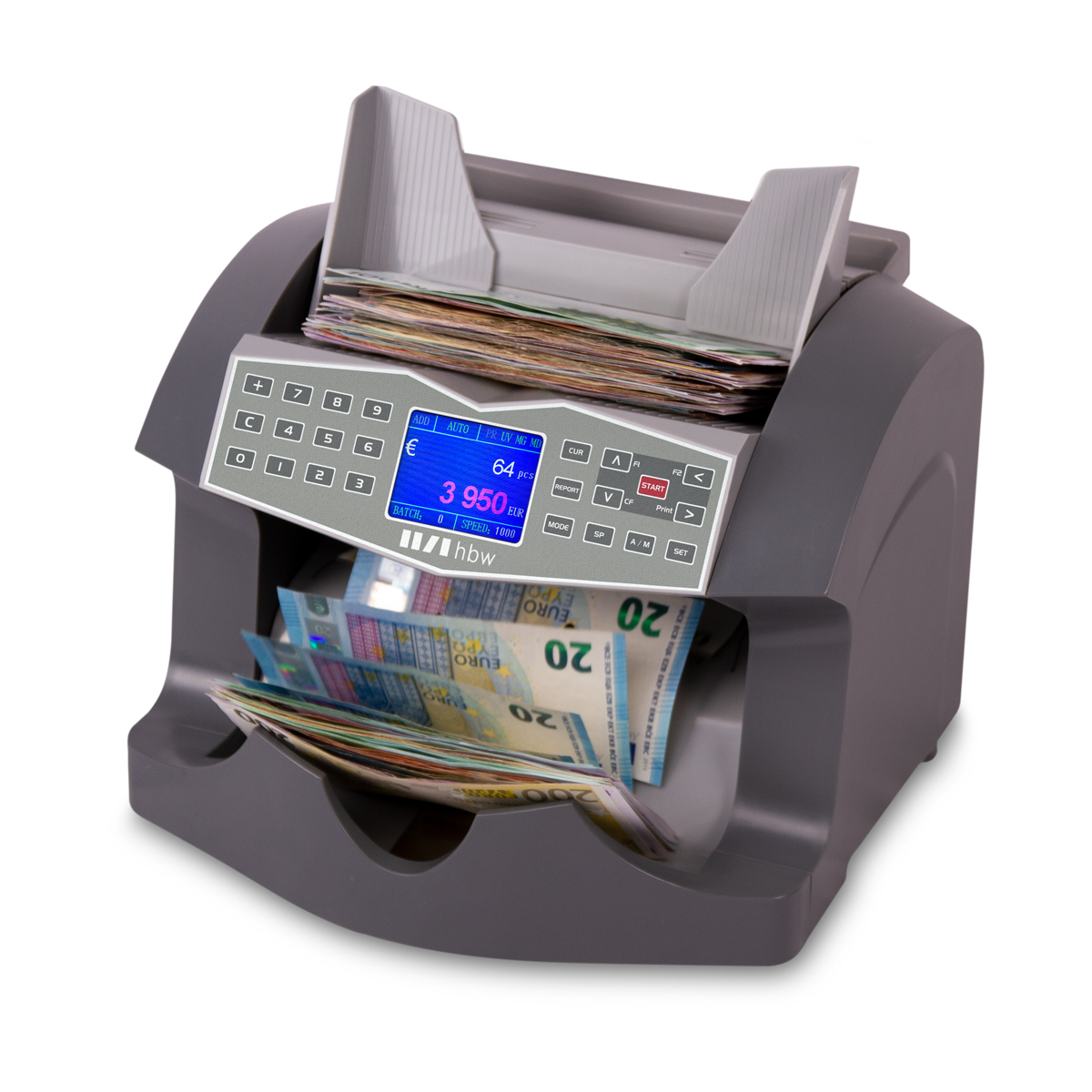 Banknotenzähler hbw VC 6040 Euro